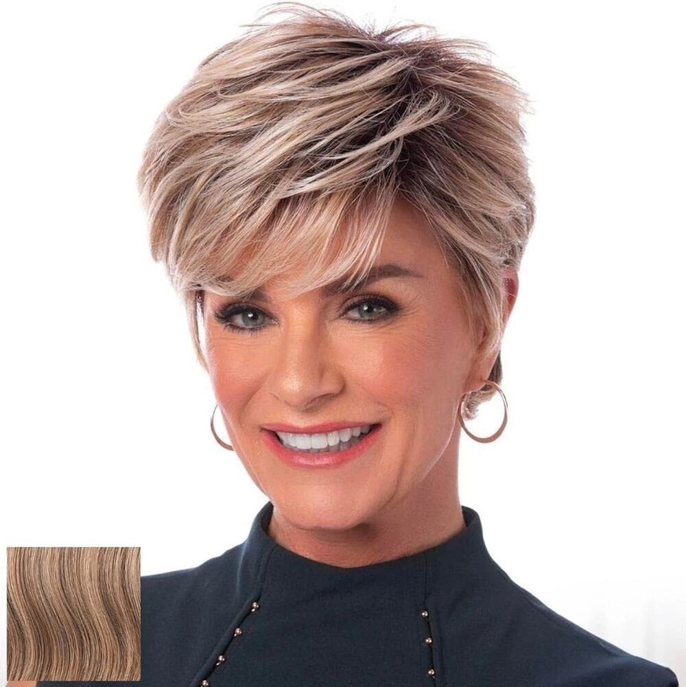 New Toni Brattin Prestigious Wig Red Blonde - Short Straight Classic Cap Box